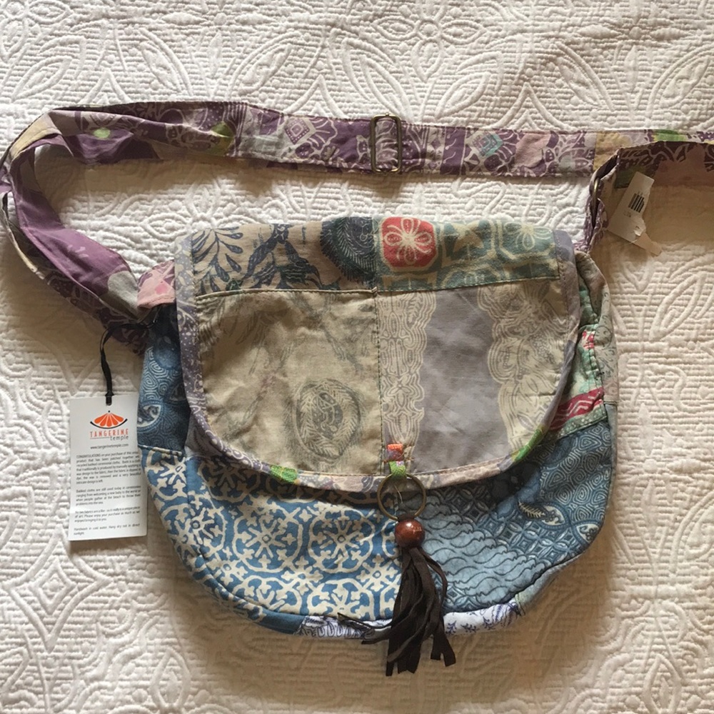 Tangerine Temple Purse